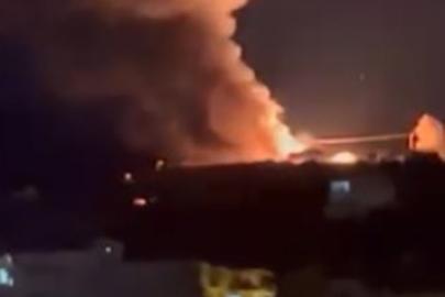 Alanya’da mutfak tüpü yüklü kamyonet alev alev yandı