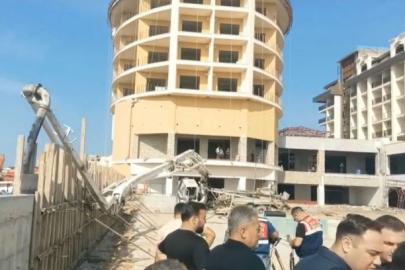 Alanya’da otel inşaatında yan yatan beton mikserin kolu işçiye çarptı: 1 ölü
