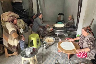 Alaplı’da 500 yıllık yufka ekmek geleneği sürdürülüyor