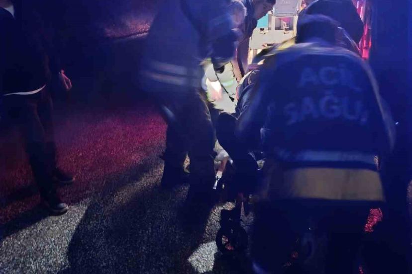 Alkollü sürücünün kullandığı araç şarampole yuvarlandı: 1 yaralı