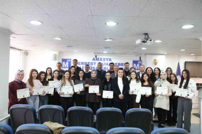 Amasya’da kadınlara yönelik dijital muhasebe eğitimi tamamlandı