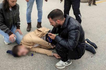 Aniden yere yığılan şeker hastası genç korkuttu