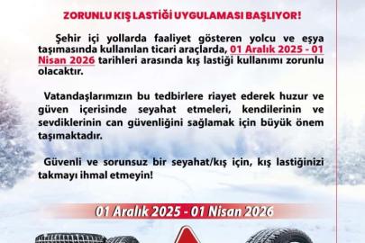 Ankara’da aralık ayından itibaren zorunlu kış lastiği kullanımı başlıyor
