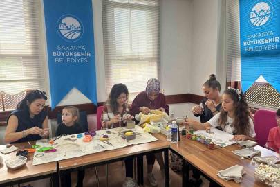 Ara tatil anne-çocuk atölyeleriyle renklendi