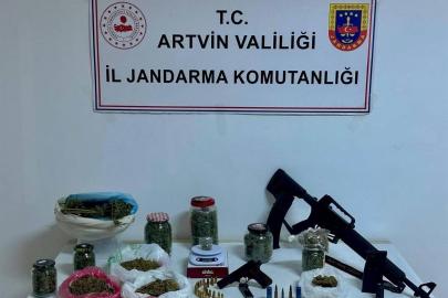 Artvin’de uyuşturucu operasyonu