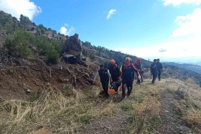 Ava giden vatandaş fenalaşması sonrası yaşamını yitirdi