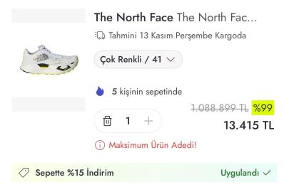 Ayakkabının fiyatını 1 milyon 88 bin lira gösterip 13 bin liraya düşürdüler