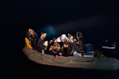 Aydın açıklarında 8 düzensiz göçmen kurtarıldı