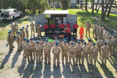 Aydın’da 105 jandarma personeline afet eğitimi verildi