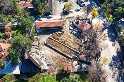 Başkan Çetinkaya, Yenişehir Açık Hava Sineması’ndaki çalışmaları inceledi