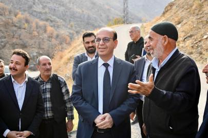 Başkan Geçit, Porga bölgesinde kırsal yatırımları yerinde inceledi