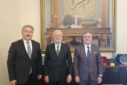 Başkan Özdoğan’dan Elitaş’a ziyaret