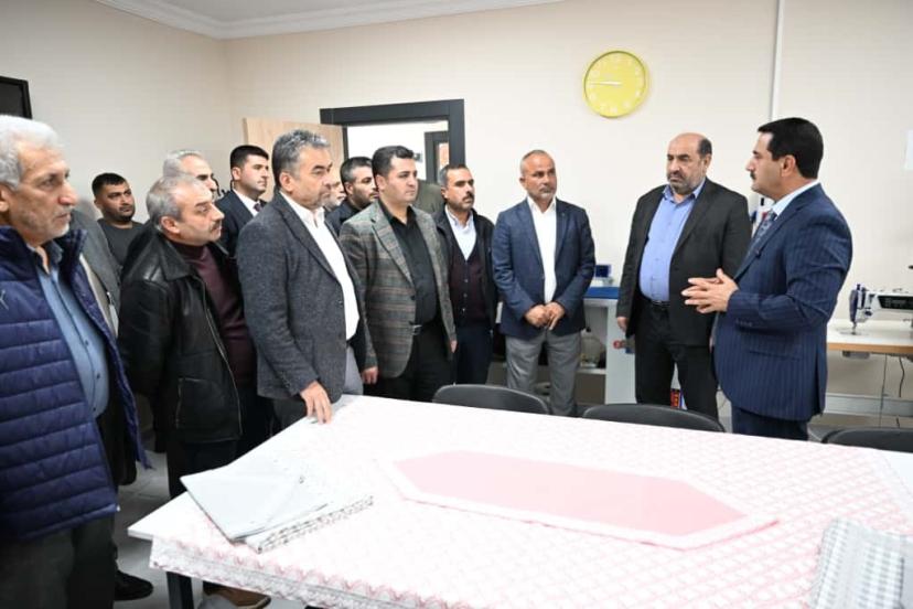 Başkan Taşkın, tamamlanan projeleri teşkilatla inceledi