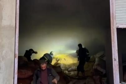 Batman’da saman ve arpa deposunda yangın