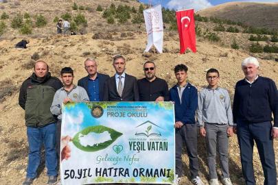 Bayburt Anadolu İmam Hatip Lisesi tarafından hatıra ormanı oluşturuldu
