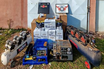 Bilecik’te 98 bin makaron ele geçirildi