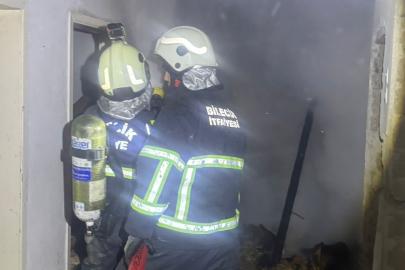 Bilecik’te metruk bina yangın