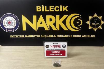 Bilecik’te uyuşturucu operasyonu: 1 şüpheli yakalandı