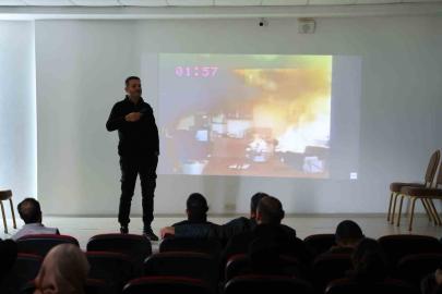 Bingöl’de dezavantajlı bireylere yangın ve afet farkındalık eğitimi verildi