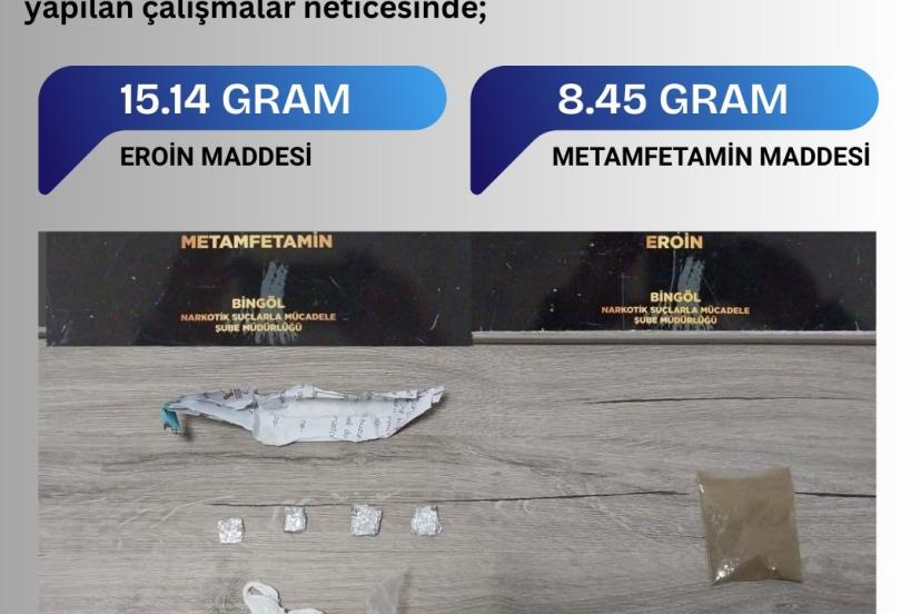 Bingöl’de uyuşturucu operasyonu