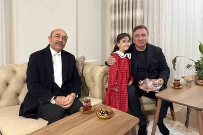 Bir çocuğun samimiyeti: Vali Aydoğdu Beyza’nın misafiri oldu