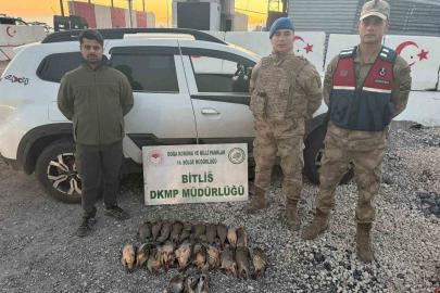 Bitlis’te kota aşımı yapan 5 avcıya 63 bin 680 lira ceza