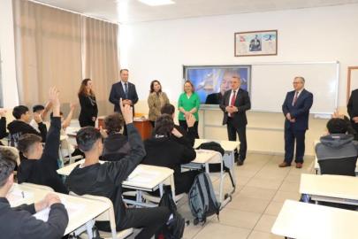 Bozüyük’te Kaymakam ve Milli Eğitim Müdüründen okul ziyaretleri