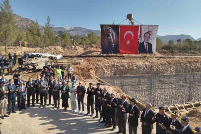Bucakkışla’da jandarma karakolu hizmet binasının temeli törenle atıldı