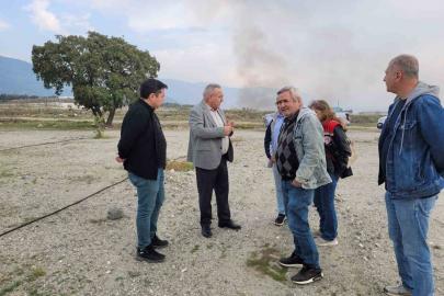 Buharkent’te incir fidanlarında gelişim gözlemi yapıldı