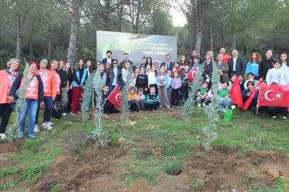 Burhaniye’de 400 fidan toprakla buluştu