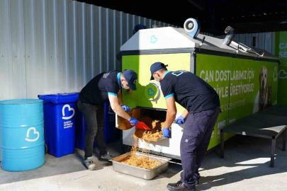 Büyükşehir, can dostların mamasını kendi üretiyor