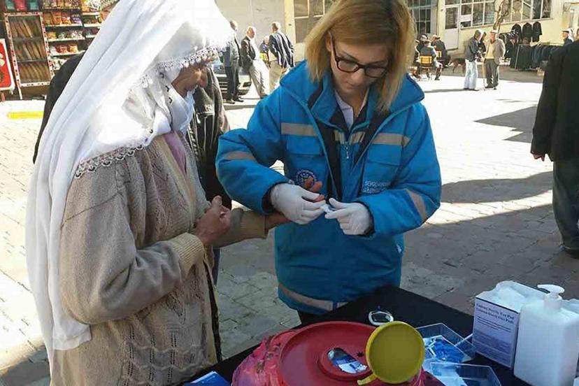 Büyükşehir’den 13 ilçede ücretsiz Diyabet taraması