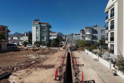 Büyükşehir’den Döşemealtı’na 124 kilometre yeni kanalizasyon hattı