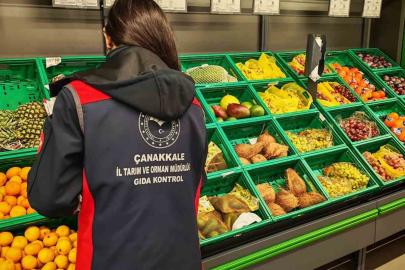 Çanakkale’de gıda denetimi