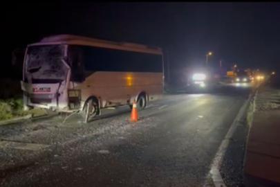 Çerkezköy’de iki servis aracı çarpıştı: 8 işçi yaralandı