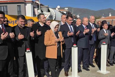 Çilimli’ye Selçuklu mimarisinde yapılacak caminin temeli atıldı