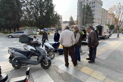 Çorum’da otomobil ile motosiklet çarpıştı: 1 yaralı