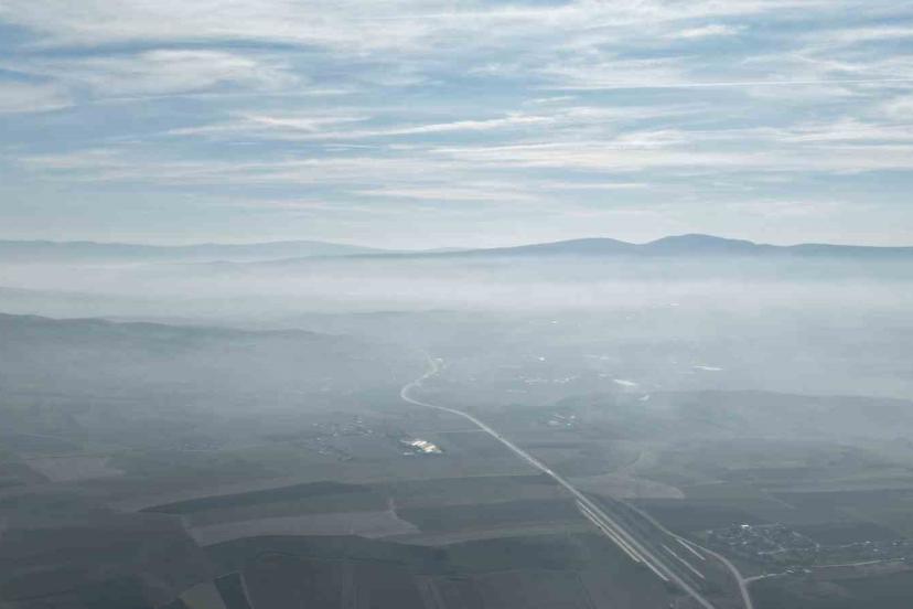 Çorum’da sis etkili oldu