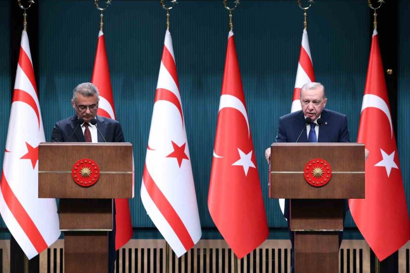 Cumhurbaşkanı Erdoğan: "Kıbrıs meselesine en gerçekçi çözümün Ada’da iki devletin bir arada var olmasından geçtiğine inanıyoruz"