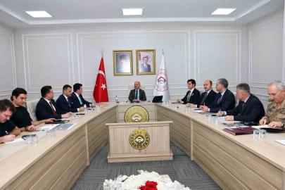 Cumhurbaşkanı Erdoğan’ın Adıyaman ziyareti öncesi güvenlik toplantısı yapıldı