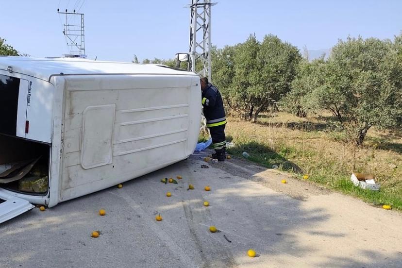 Defne’de trafik kazası: 2 yaralı