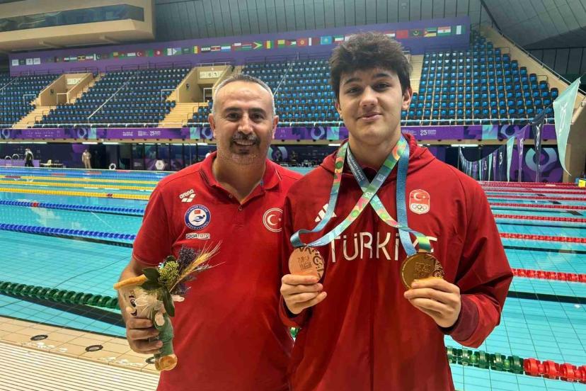 Denizlili yüzücüden Riyad’da tarihi başarı