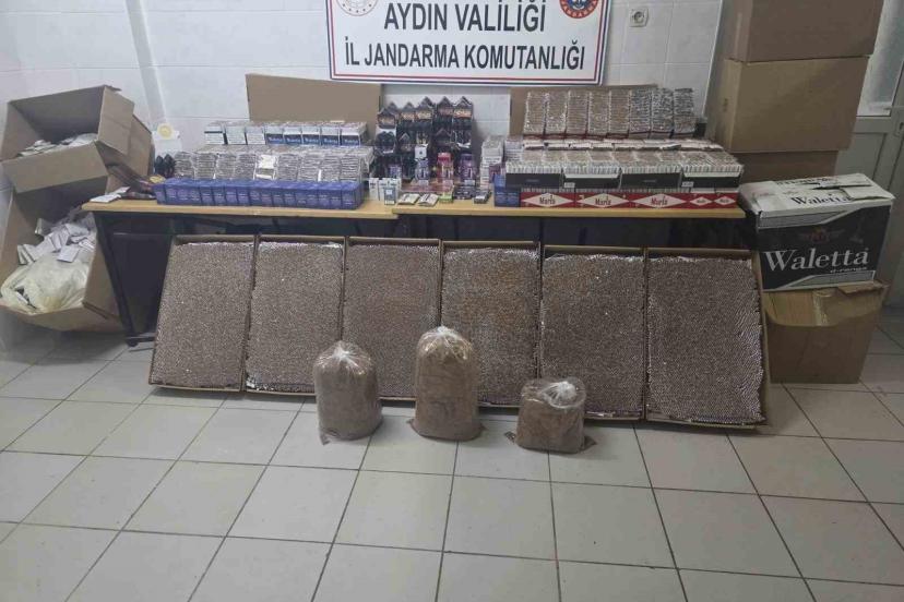 Didim’de 1,4 milyon değerinde kaçak sigara ele geçirildi