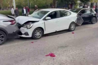 Diyarbakır’da zincirleme kaza: 4 yaralı