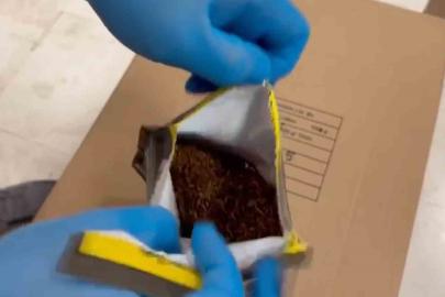 Durdurulan tırda piyasa değeri 7 milyon TL olan sahte tütün ürünleri ele geçirildi