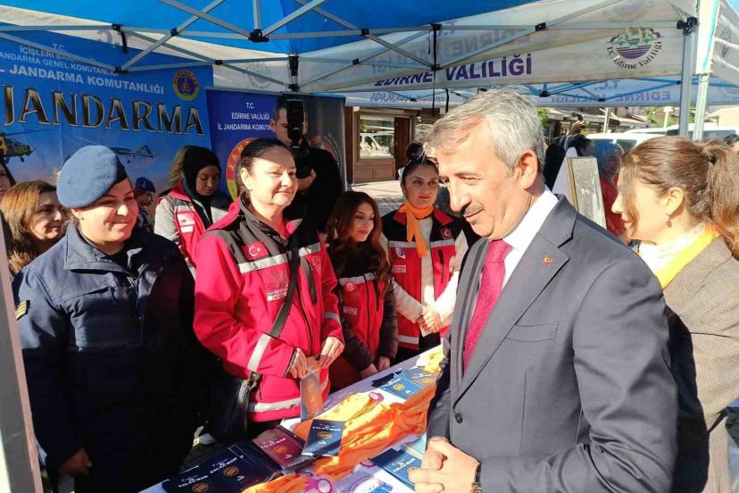 Edirne’deki kurumlardan kadına şiddetle mücadelede ortak çalışma