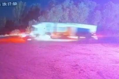 Edirne’deki zincirleme kaza kamerada