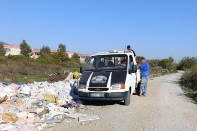 Efeler’de kaçak moloz dökümüne 47 bin TL ceza