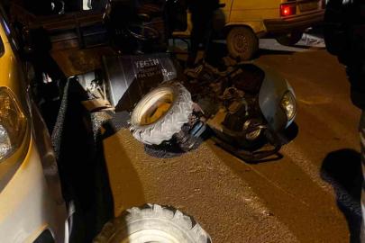Elazığ’da otomobil ile patpat motoru çarpıştı: 3 yaralı