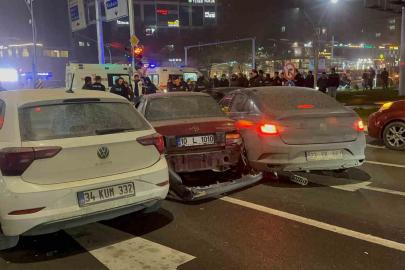 Elazığ’da zincirleme trafik kazası: 2 yaralı